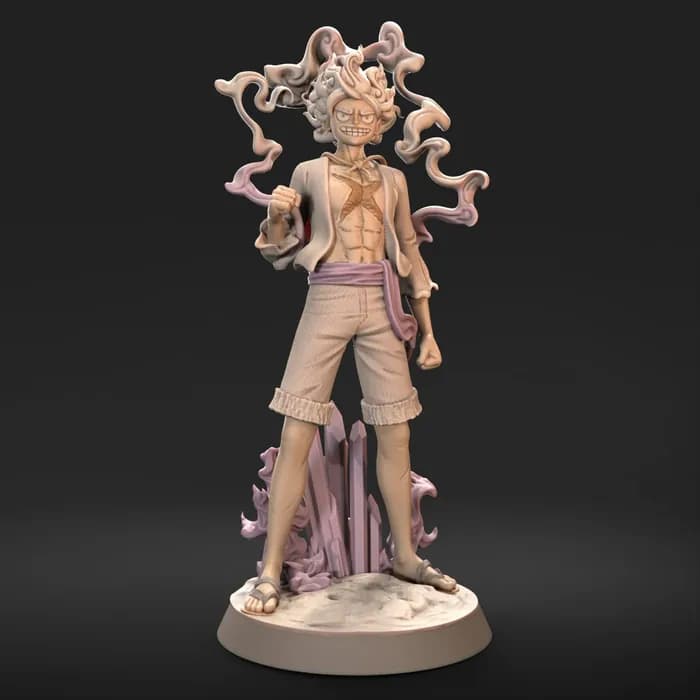 STL - Figura de Monkey D. Luffy Gear 5