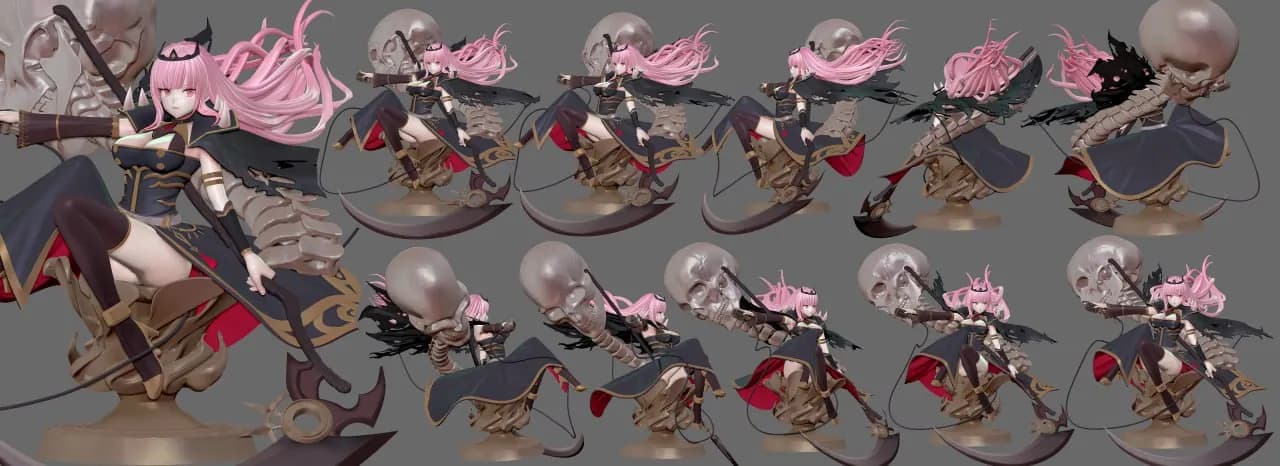 STL - Figura de Morí Calliope