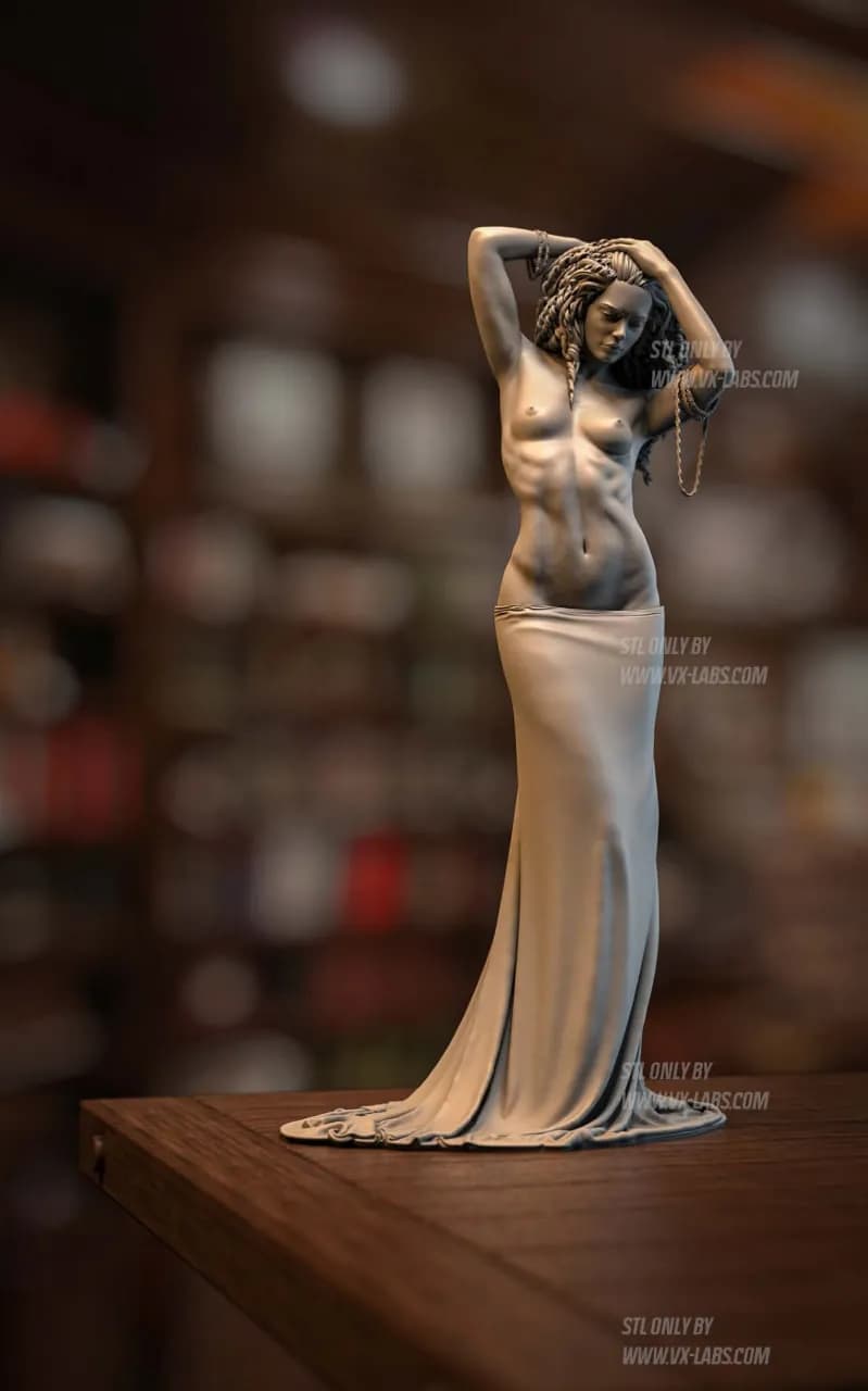 STL - figura de mujer misteriosa