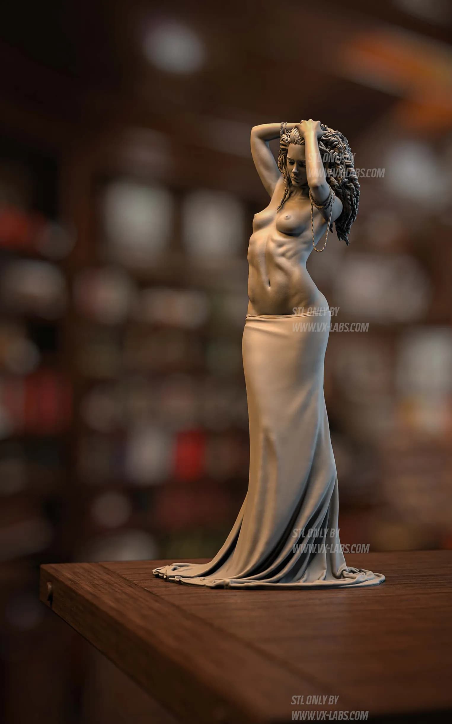 STL - figura de mujer misteriosa