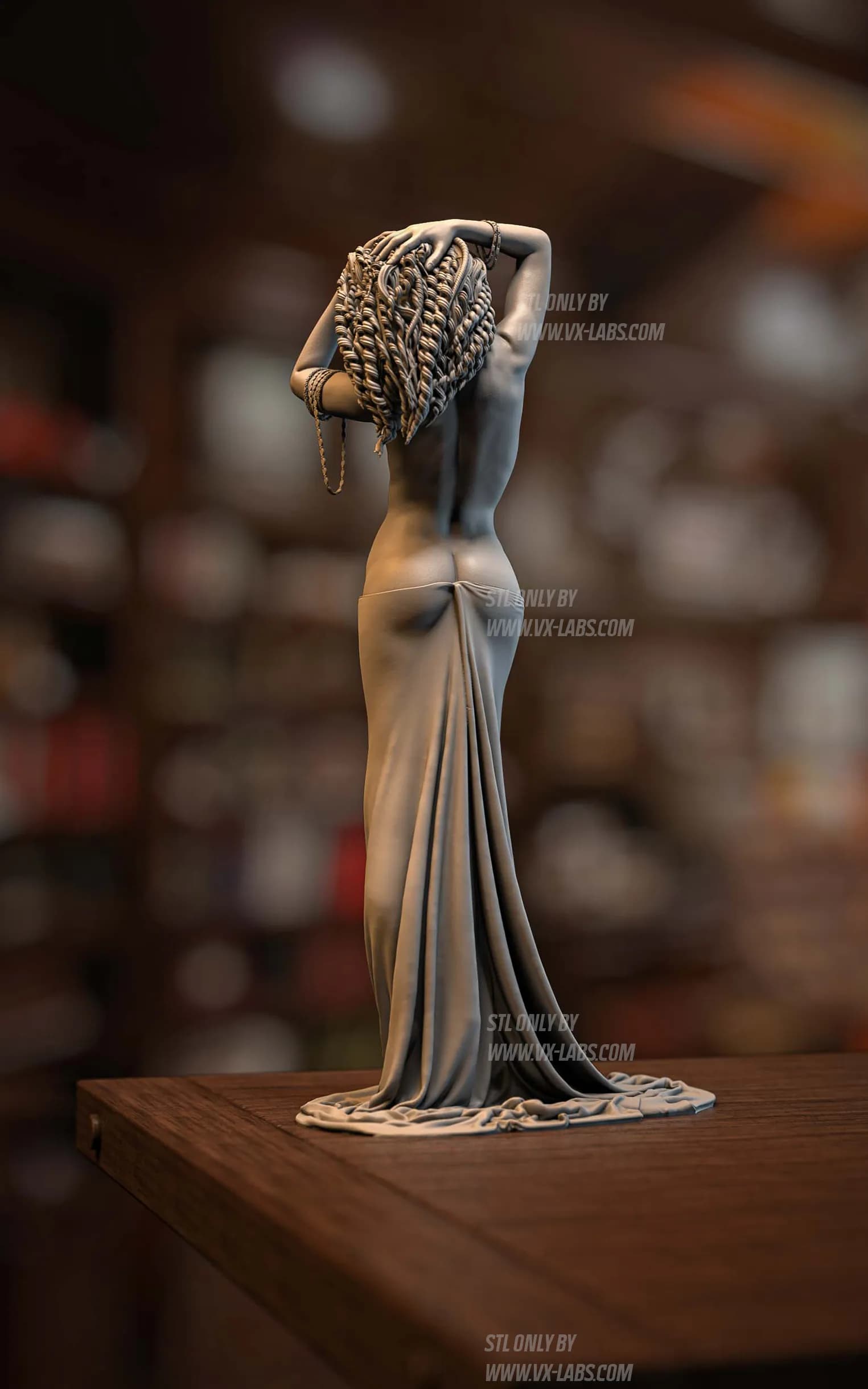 STL - figura de mujer misteriosa