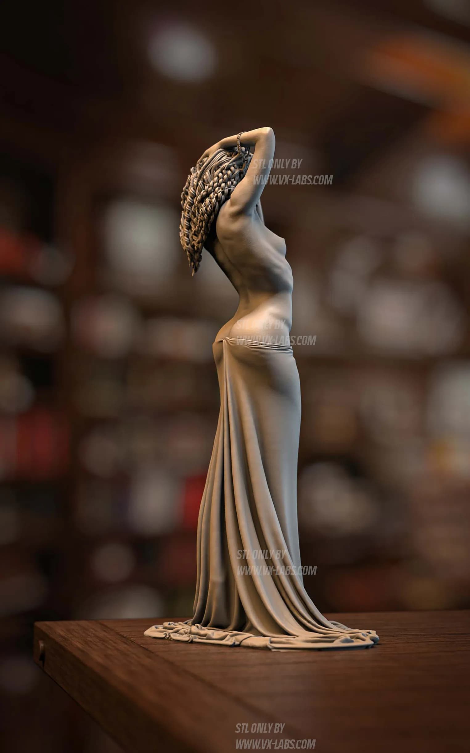 STL - figura de mujer misteriosa