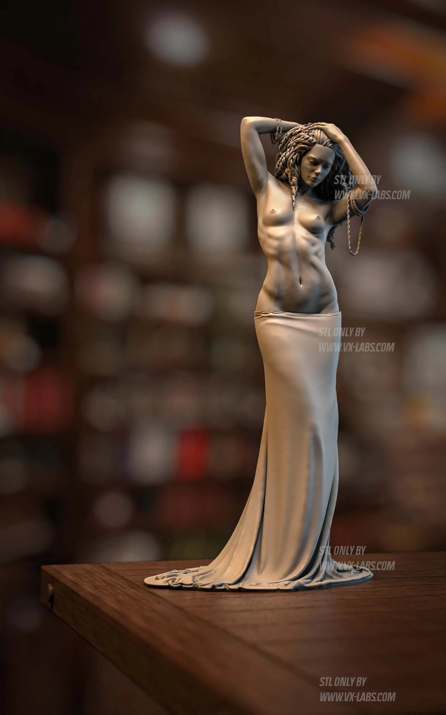 STL - figura de mujer misteriosa