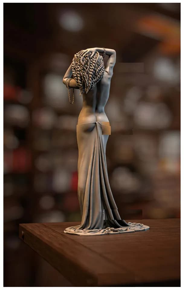 STL - figura de mujer misteriosa