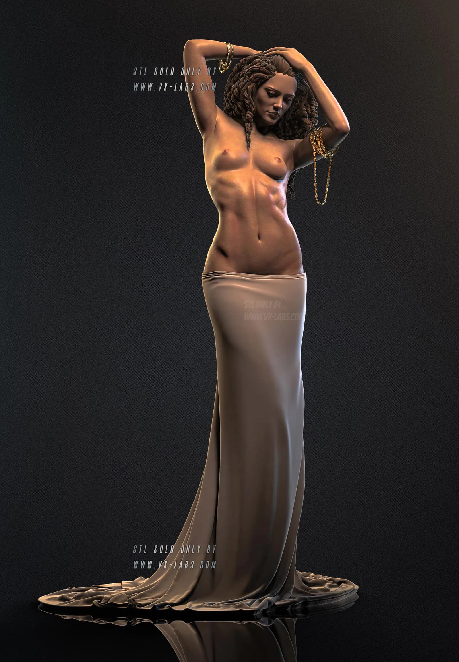 STL - figura de mujer misteriosa