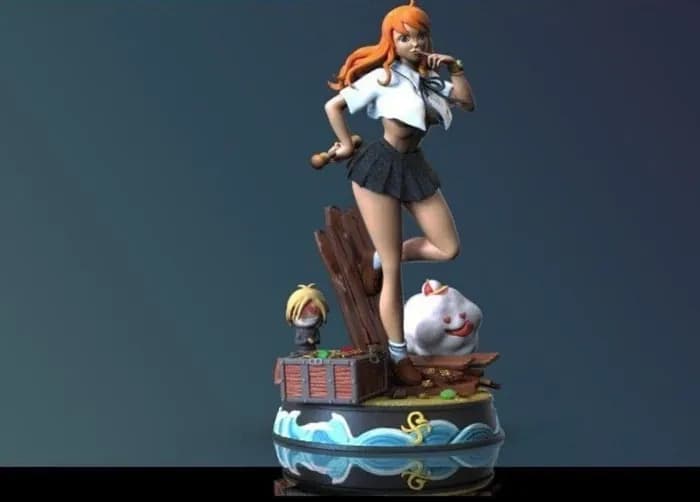 STL - Figura de Nami de One Piece
