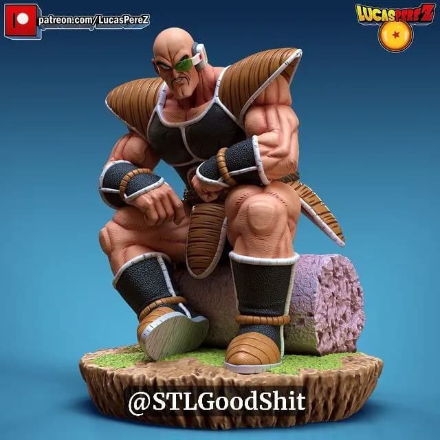 STL - Figura de Nappa de Dragon Ball Z