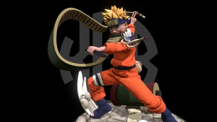 STL - Figura de Naruto Uzumaki 2