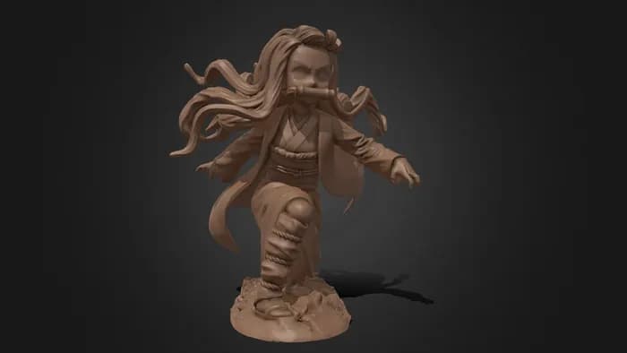 STL - Figura de Nezuko Kamado