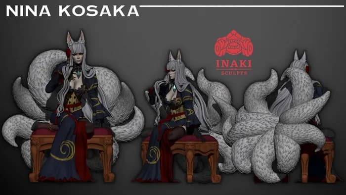 STL - Figura de Nina Kosaka
