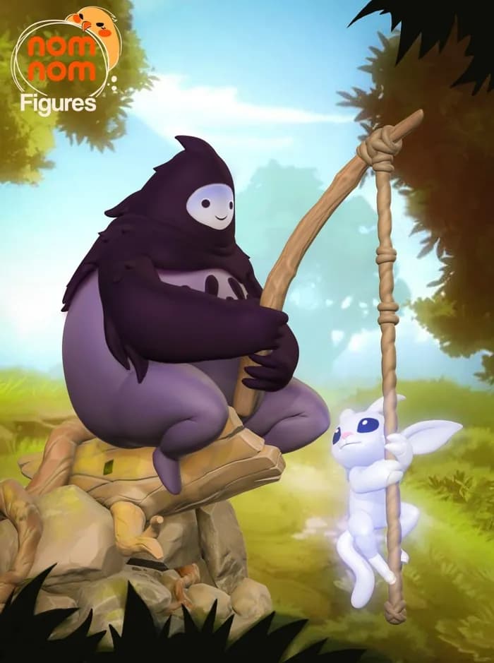 STL - Figura de Ori y Naru