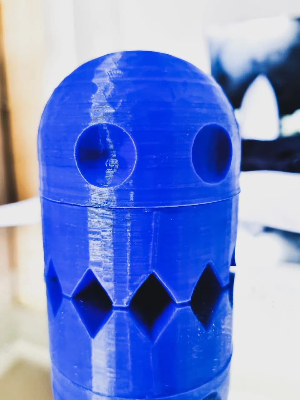 STL - Figura de Pac Man fantasma azul
