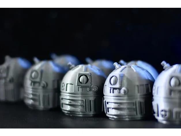 STL - Figura de Pac Man fantasma azul render 5