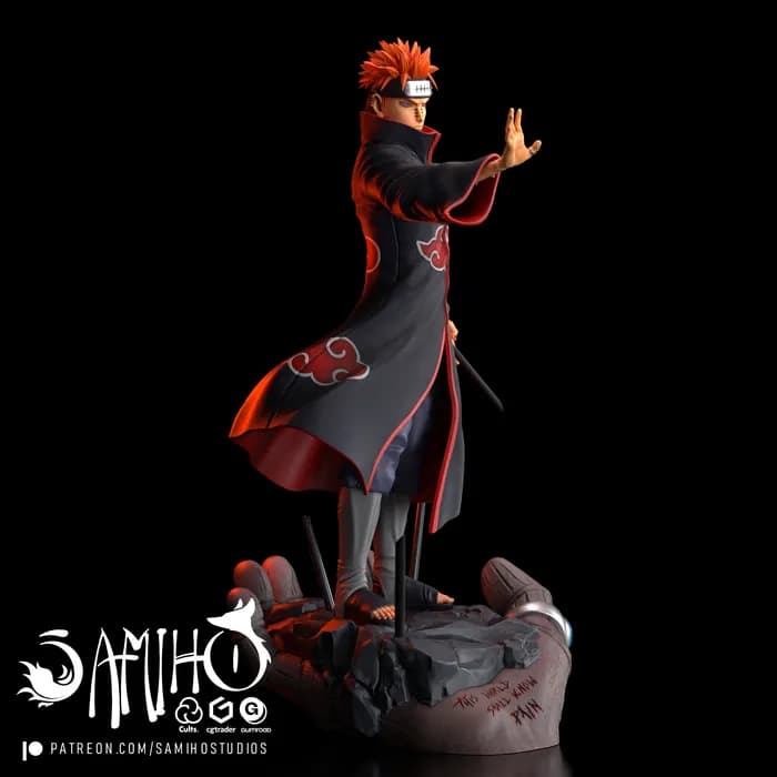 STL - Figura de Pain de Naruto 2 render 4