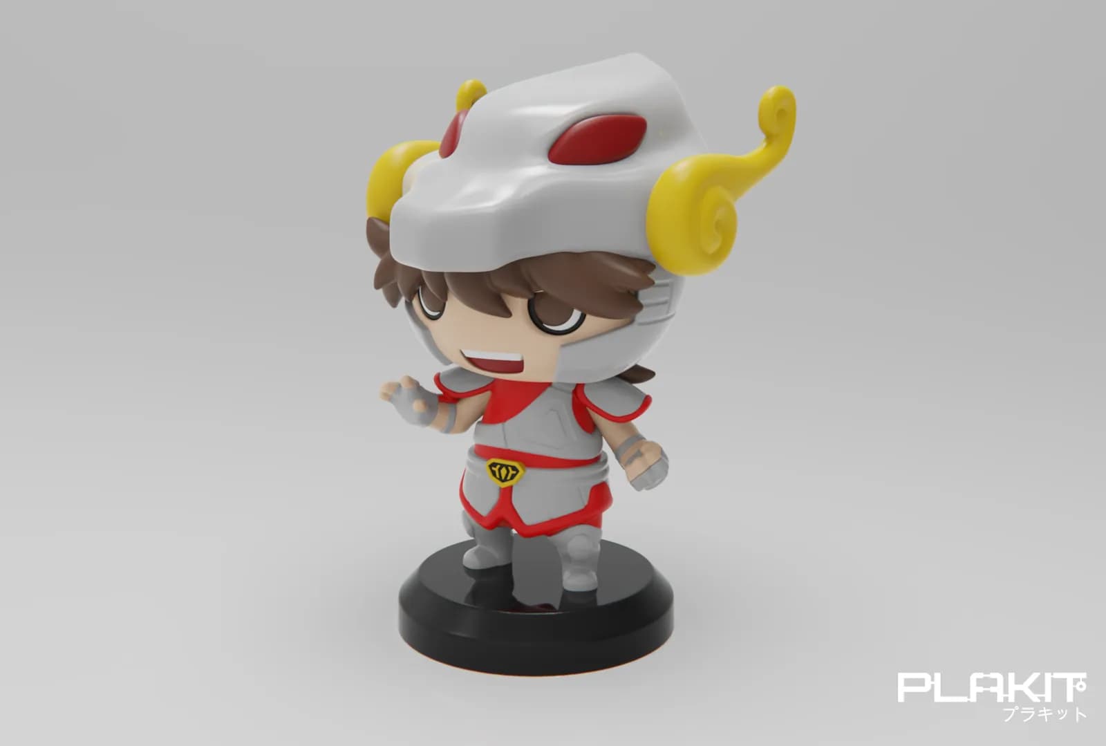 STL - Figura de Pegaso estilo Anime render 2