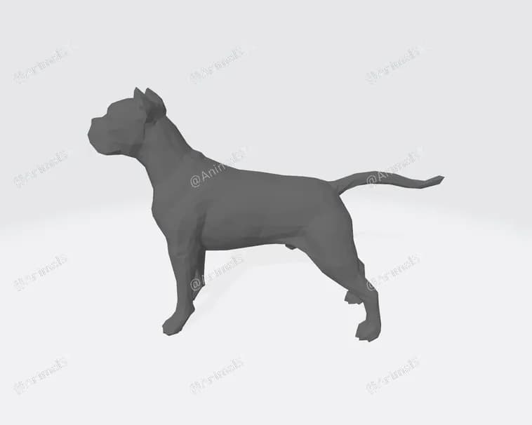 STL - Figura de Perro Boxer
