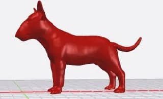 STL - Figura de perro Bull Terrier