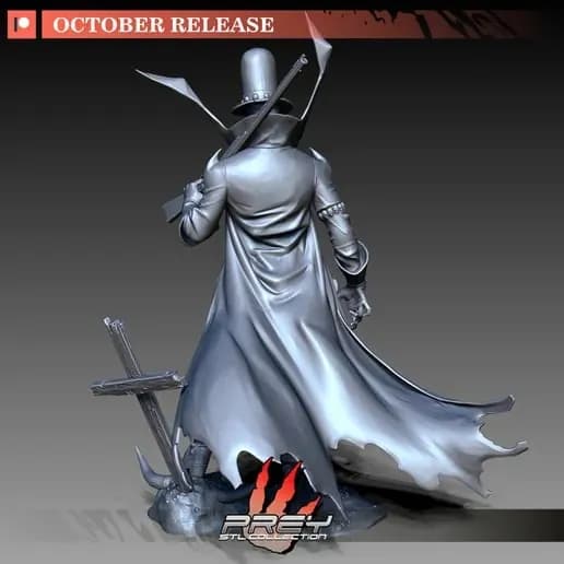 STL - Figura de pistolero gótico