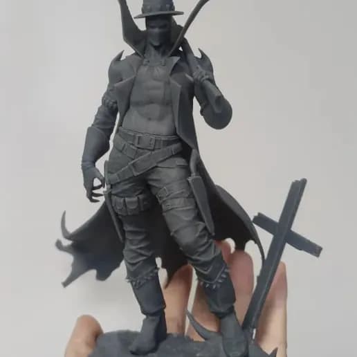 STL - Figura de pistolero gótico