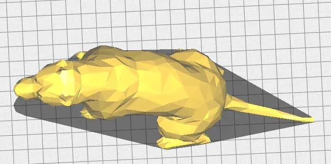 STL - Figura de Pitbull Low Poly