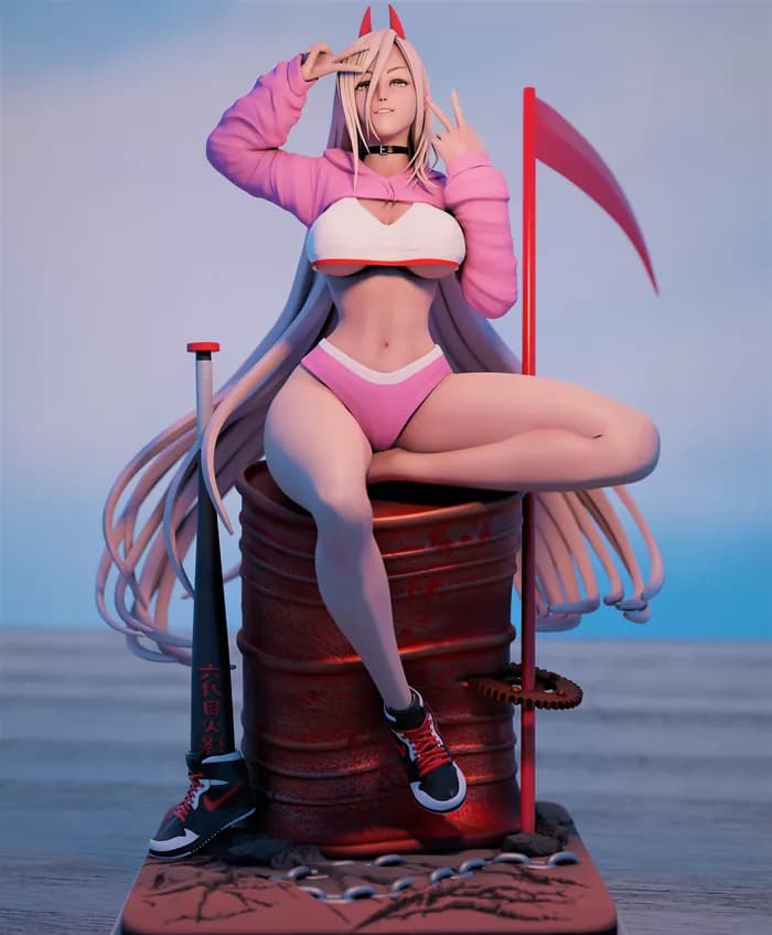 STL - Figura de Power de Chainsaw Man