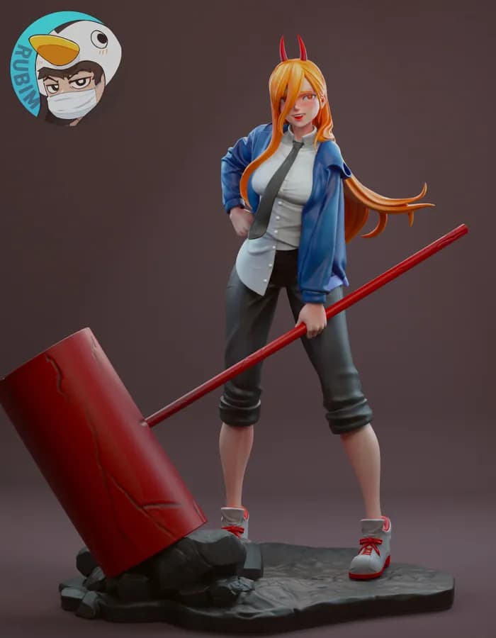 STL - Figura de Power de Chainsaw Man 3