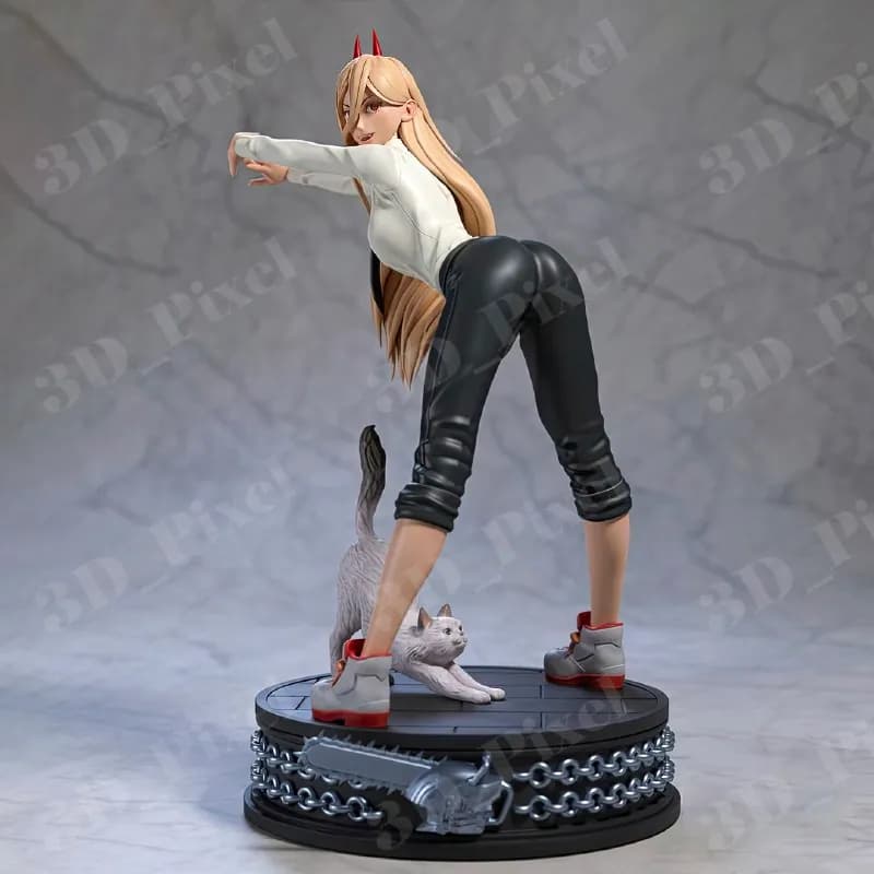 STL - Figura de Power de Chainsaw Man 4