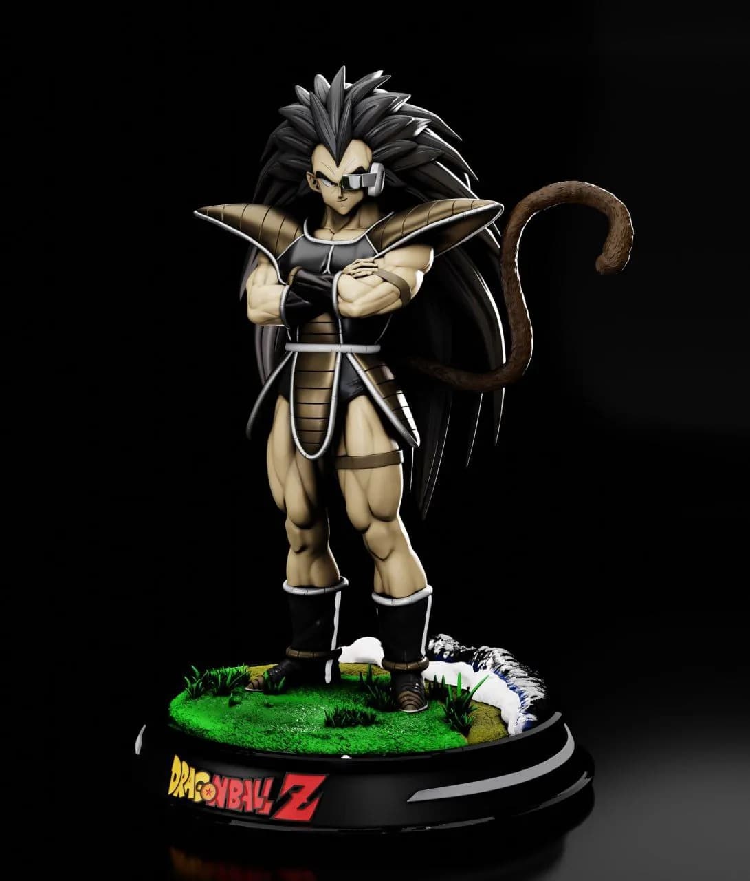 STL - Figura de Raditz de Dragon Ball Z