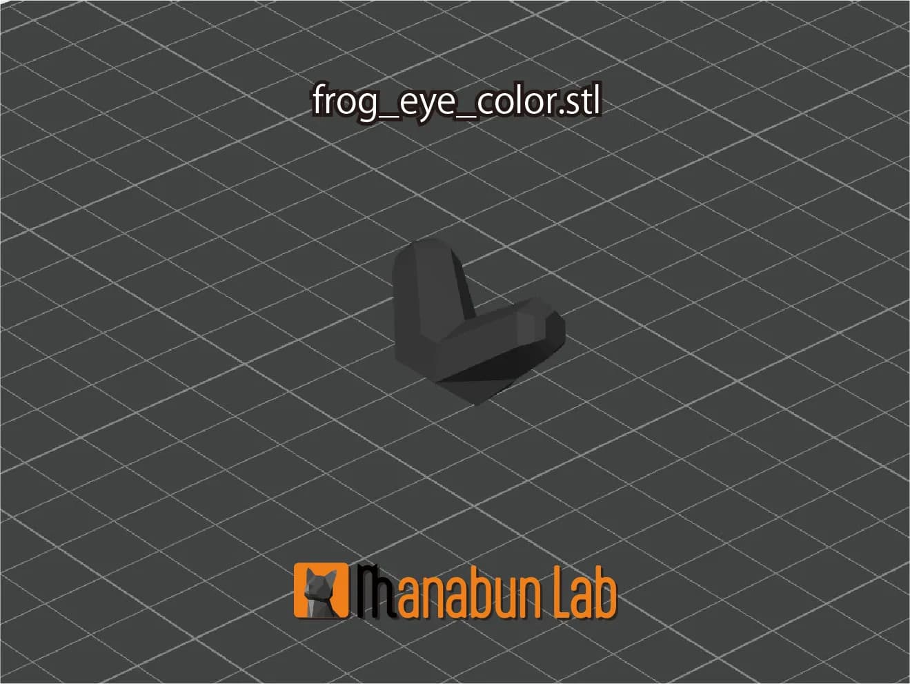 STL - figura de rana poligonal