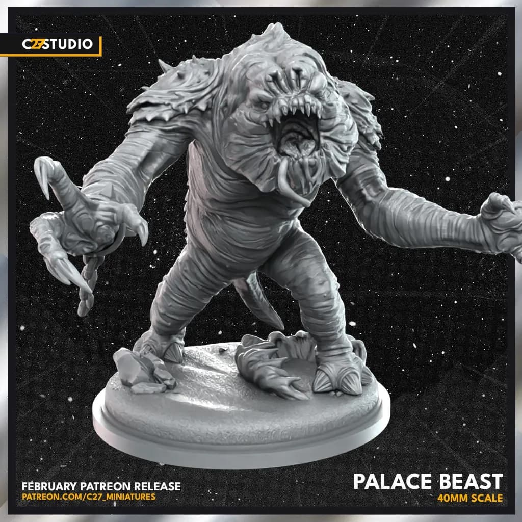 STL - Figura de Rancor 2 render 4