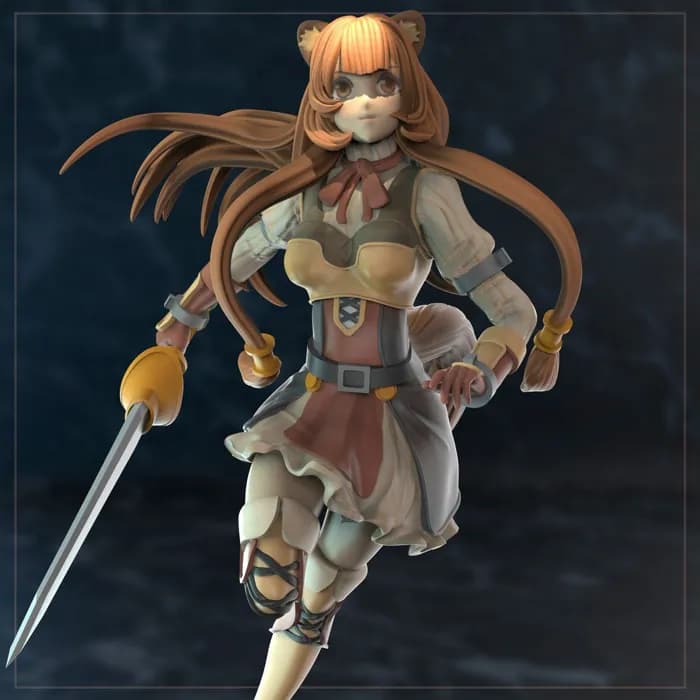 STL - Figura de Raphtalia