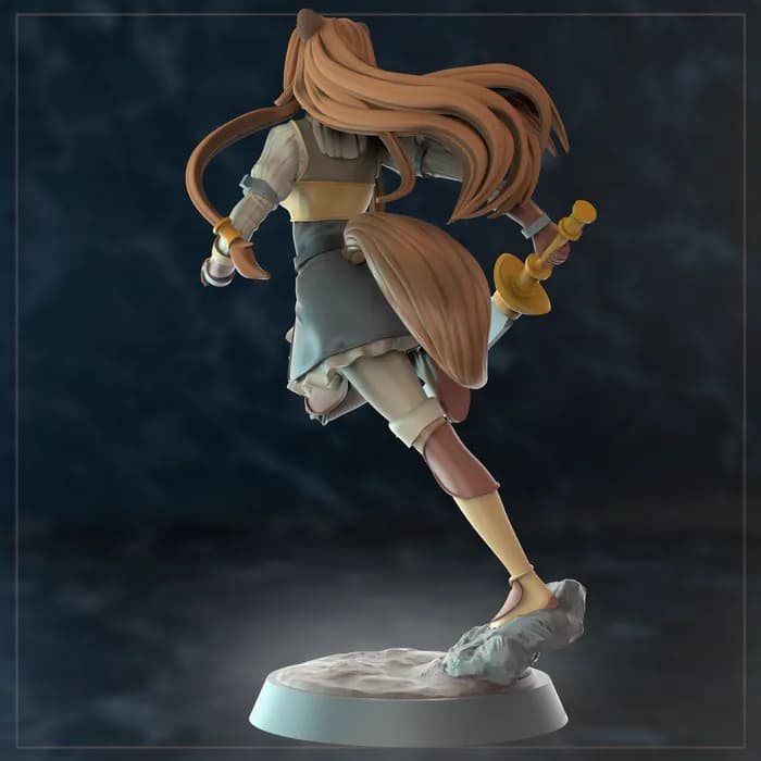 STL - Figura de Raphtalia render 4