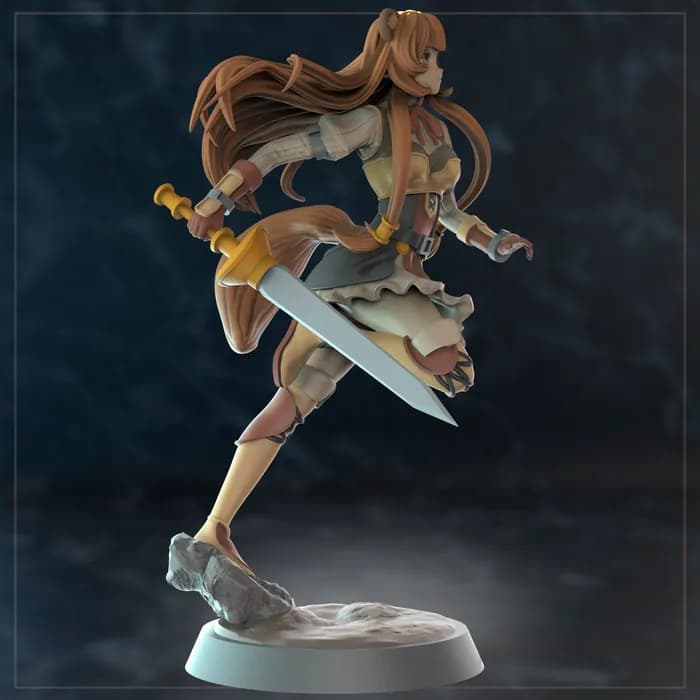 STL - Figura de Raphtalia render 5