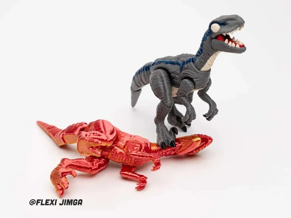 STL - Figura de Raptor Articulada render 3