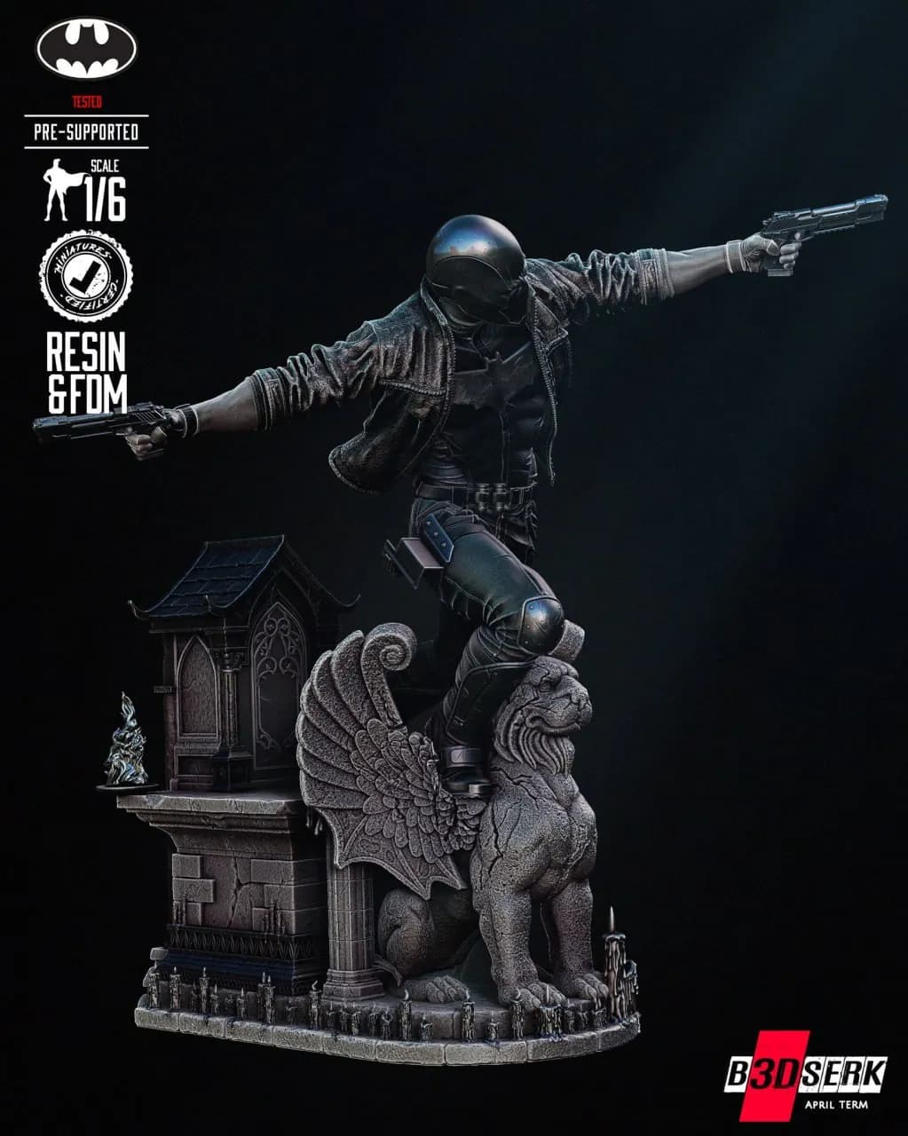 STL - Figura de Red Hood y los Outlaws render 4