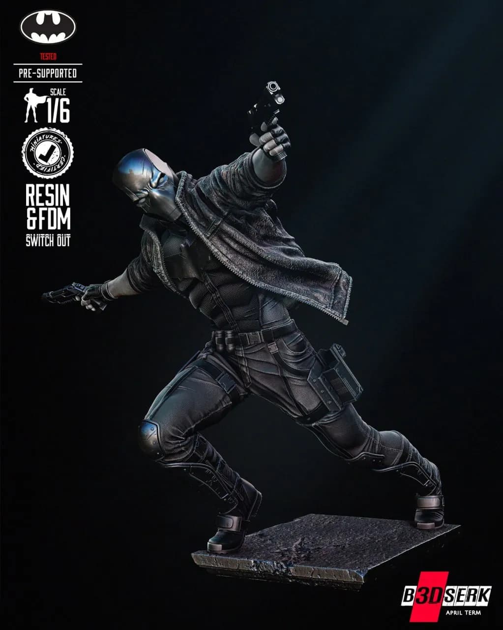 STL - Figura de Red Hood y los Outlaws render 5