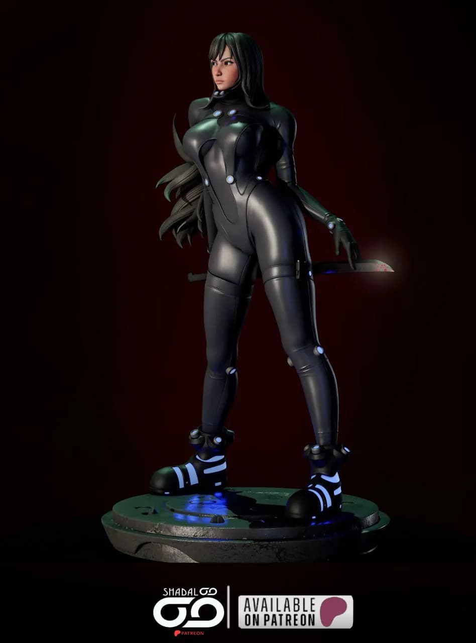 STL - Figura de Reika de Gantz