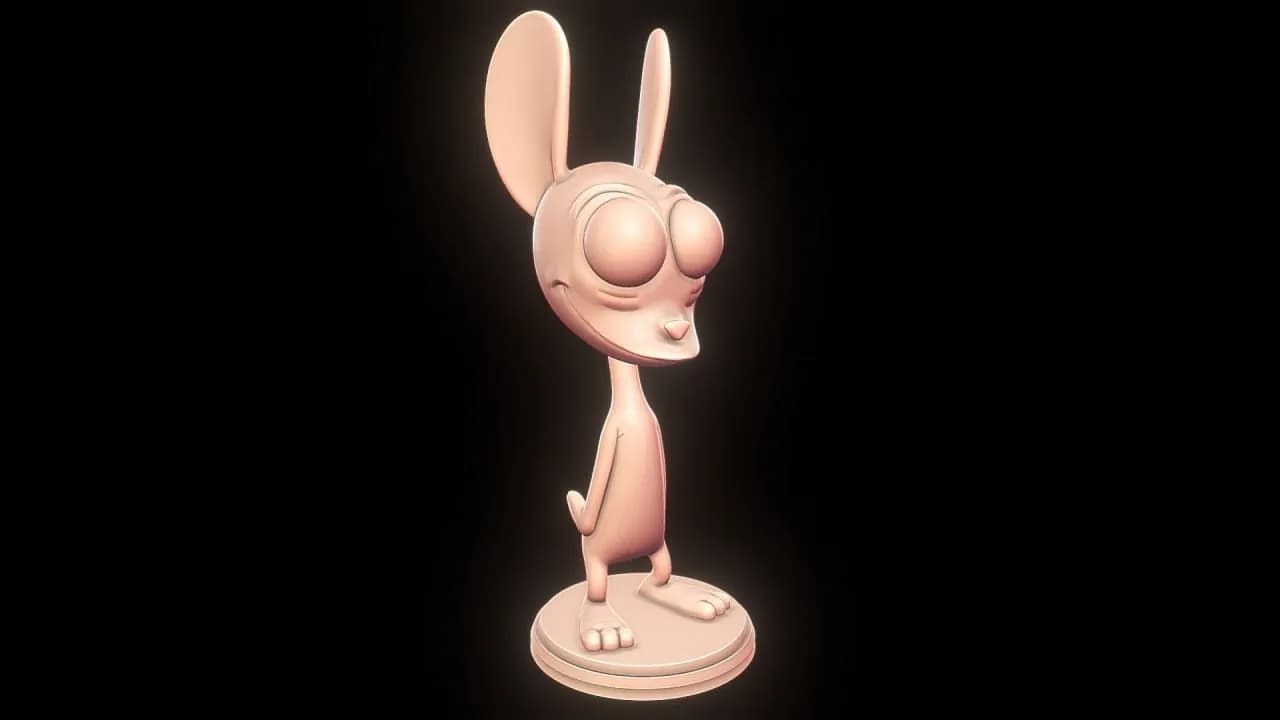 STL - Figura de Ren de Ren & Stimpy