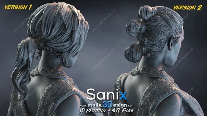 STL - Figura de Rey de Star Wars render 5