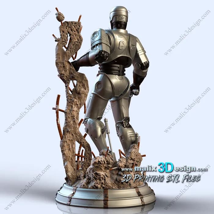 STL - figura de Robocop