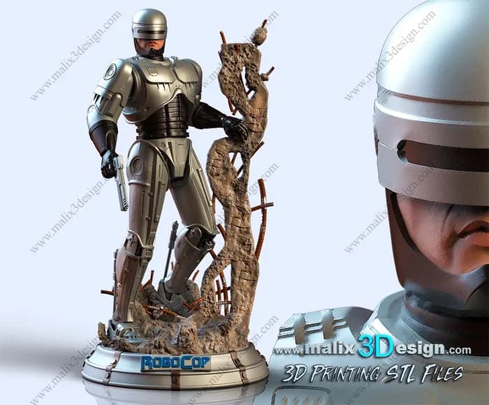 STL - figura de Robocop