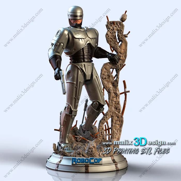 STL - figura de Robocop