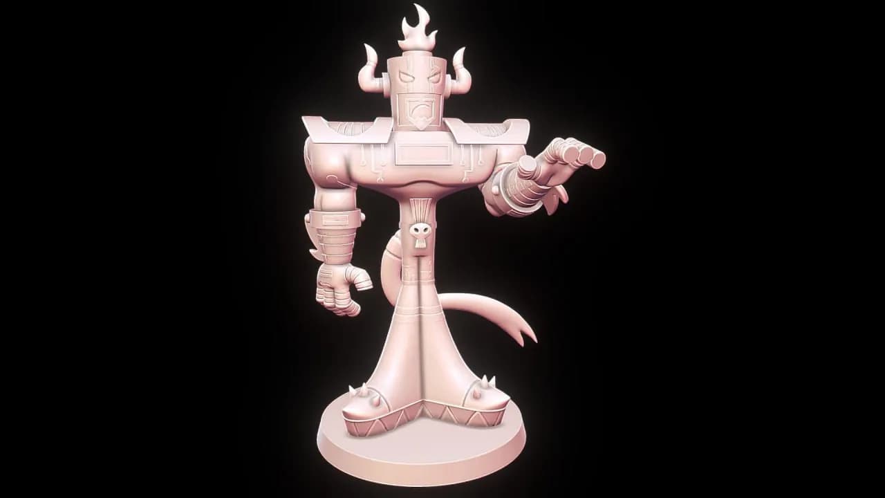 STL - Figura de Robot Samurai