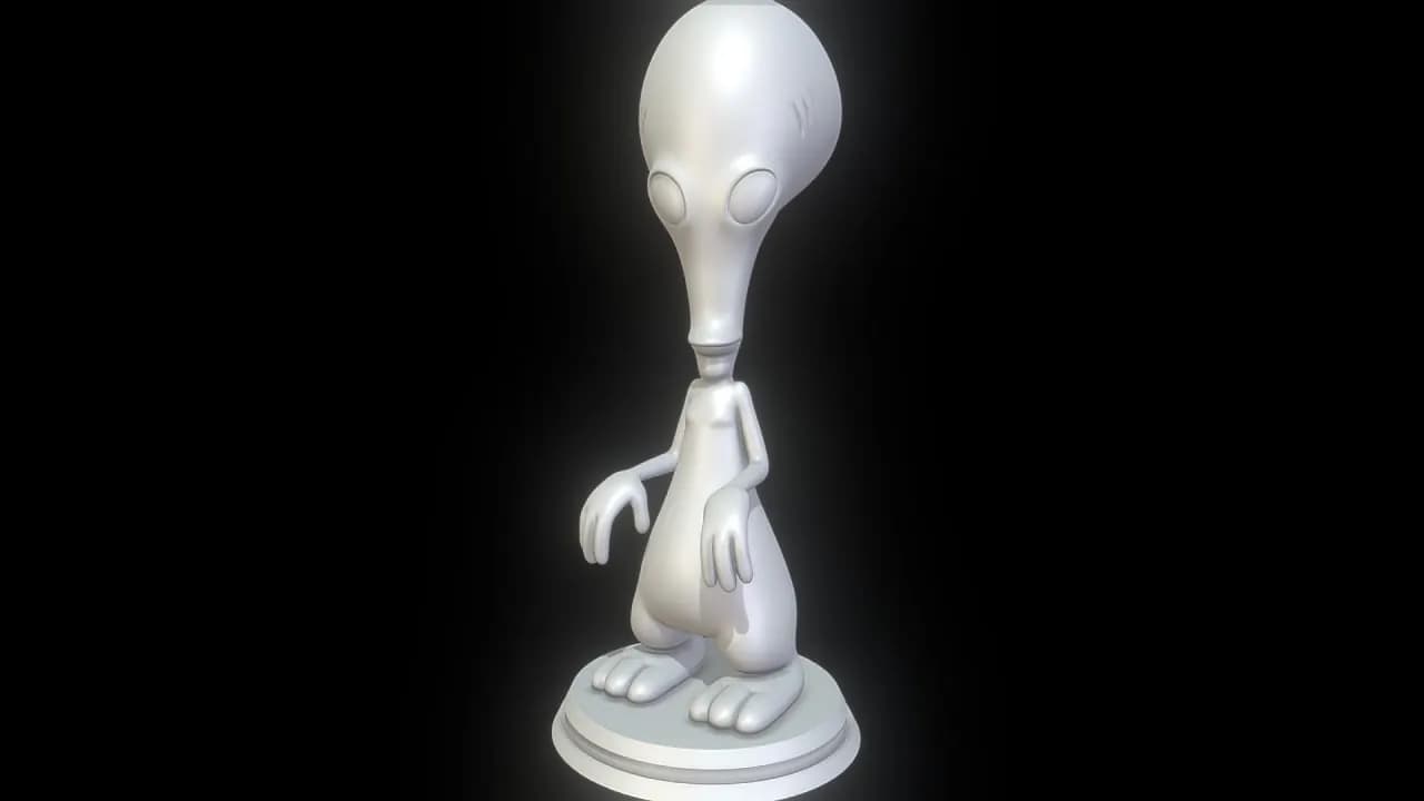STL - Figura de Roger de American Dad