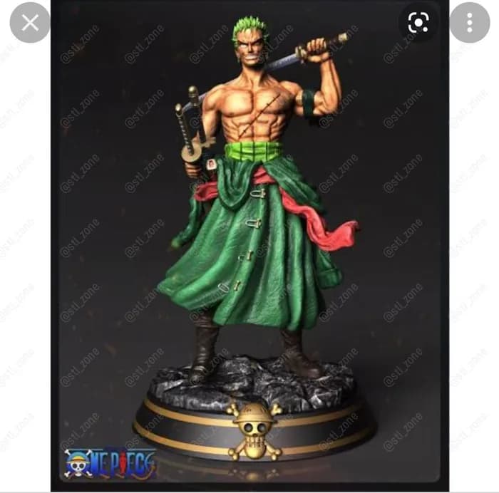 STL - Figura de Roronoa Zoro 3