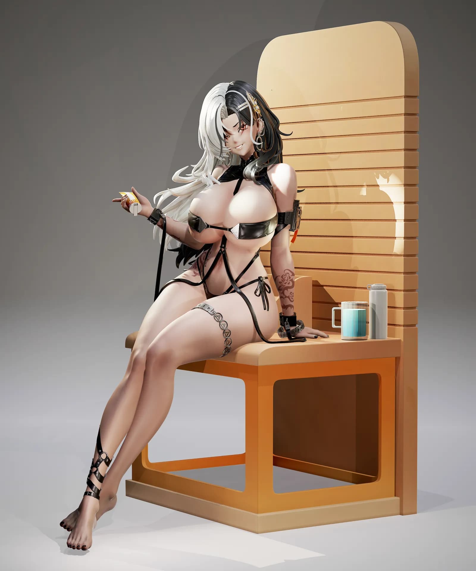 STL - Figura de Rosanna de Nikke