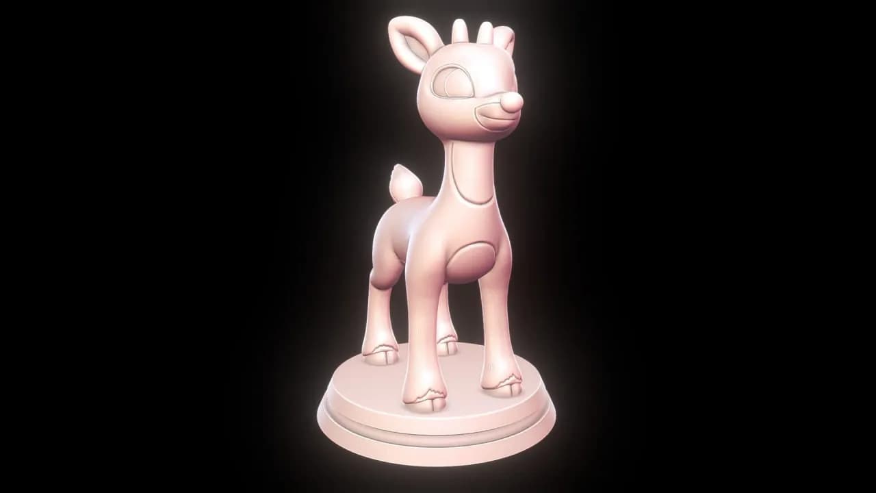 STL - Figura de Rudolph el reno