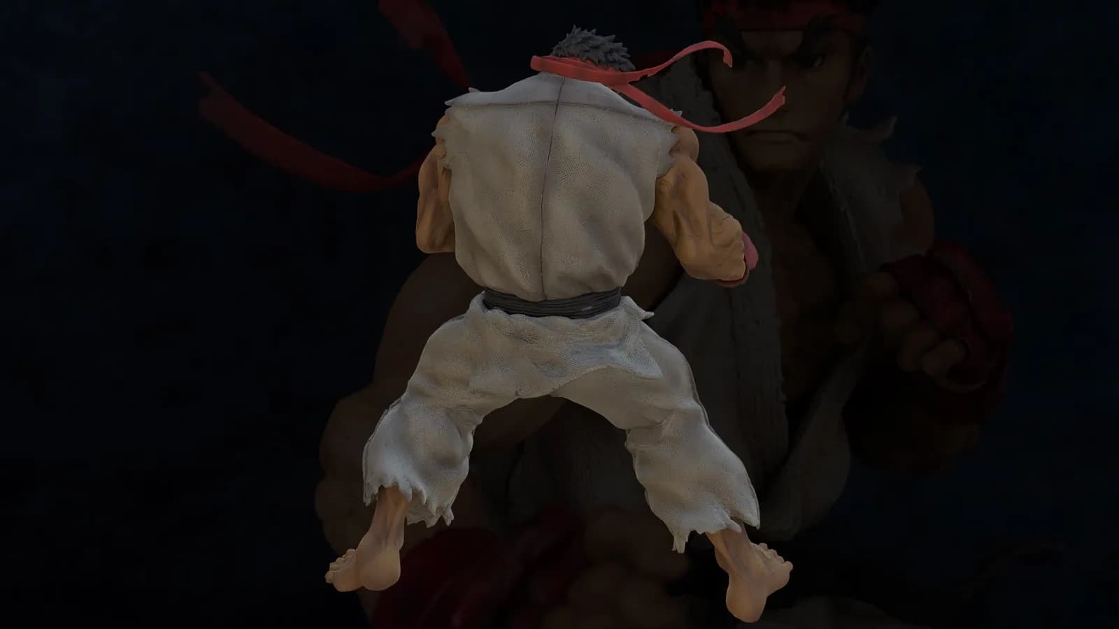 STL - Figura de Ryu render 4