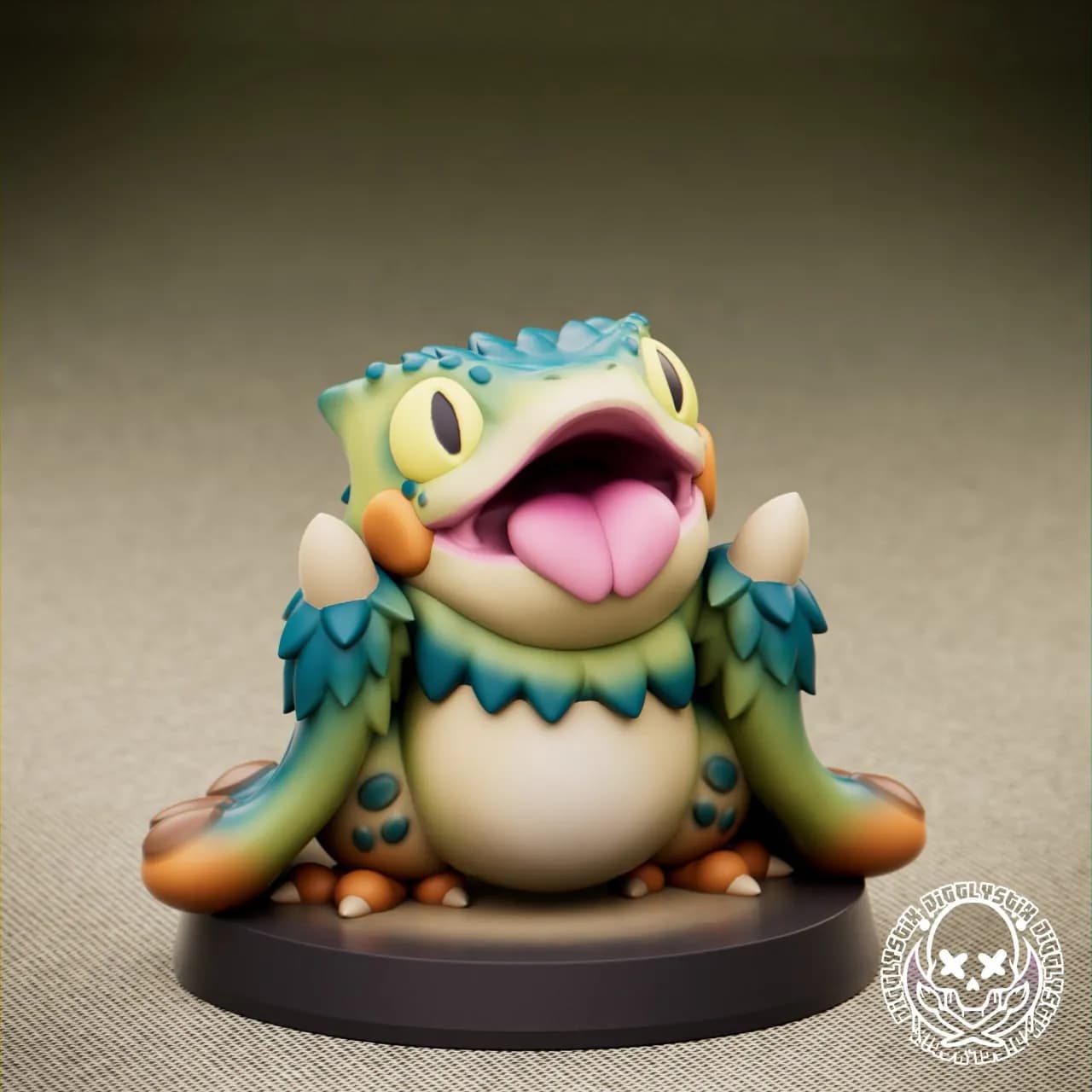 STL - Stylized Frog Figure