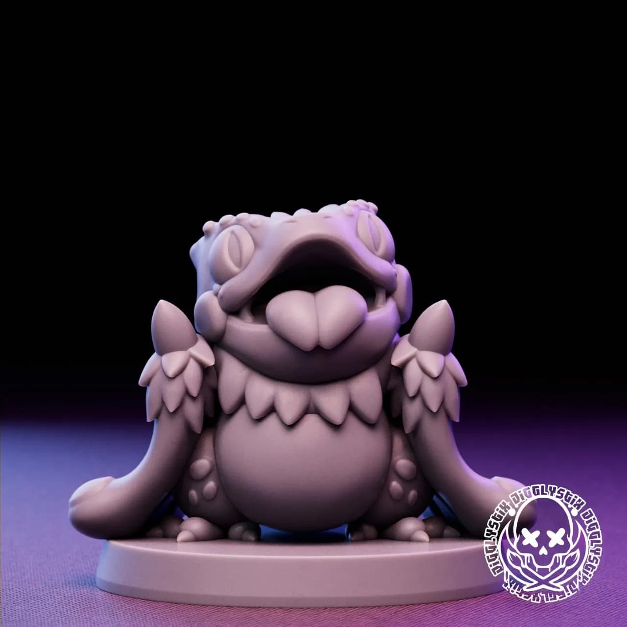 STL - Figura de Sapo Estilizado render 5